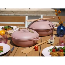 Fabrique de Styles Poêle pivoine d24cm - La Fabuleuse* Plats Et Appareils De Cuisson