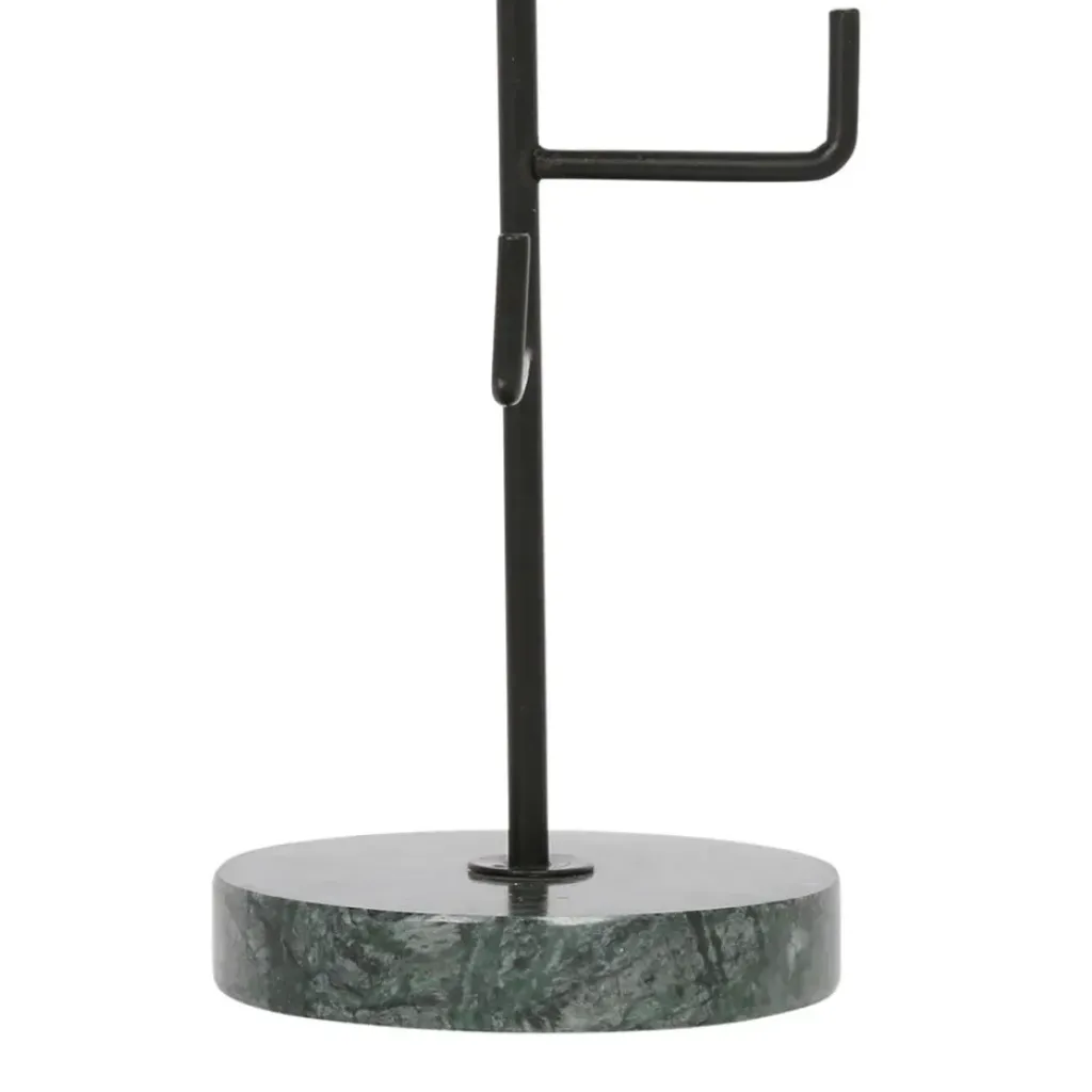 Fabrique de Styles Porte bijoux en marbre vert et fer noir - Green* Bijoux Fantaisie