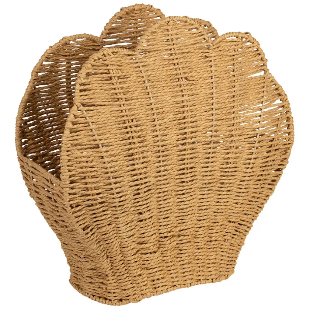 Fabrique de Styles Porte magazine coquillage x2 en corde* Petits Rangements