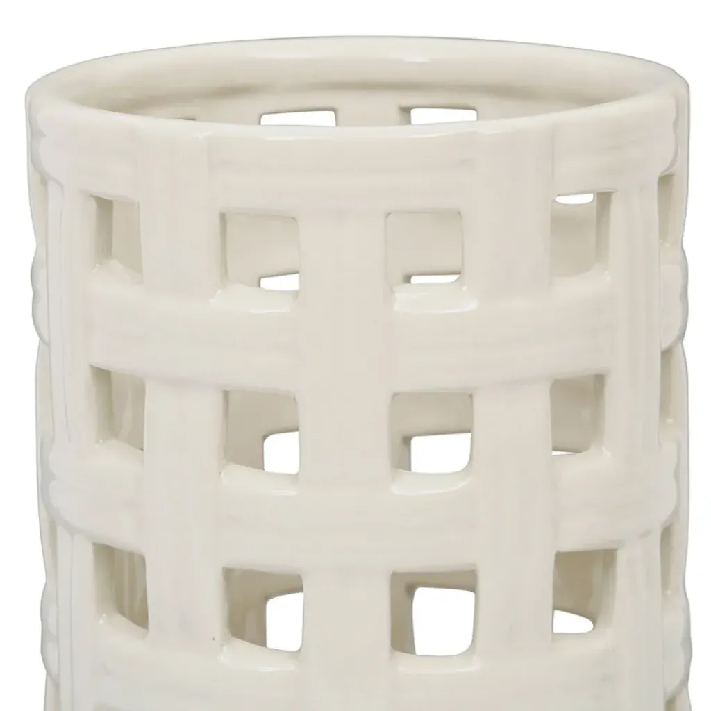 Fabrique de Styles Porte ustensiles en grès écru - Organic* Petits Rangements