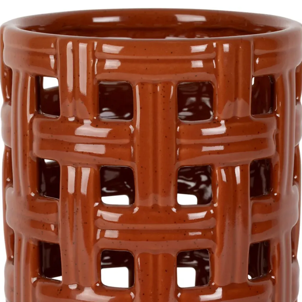 Fabrique de Styles Porte ustensiles en grès moucheté h20cm - Organic* Petits Rangements