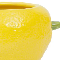 Fabrique de Styles Pot citron avec couvercle en grès - Citron* Pots Et Bocaux