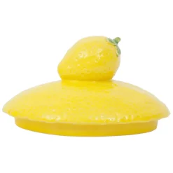 Fabrique de Styles Pot citron avec couvercle en grès - Citron* Pots Et Bocaux