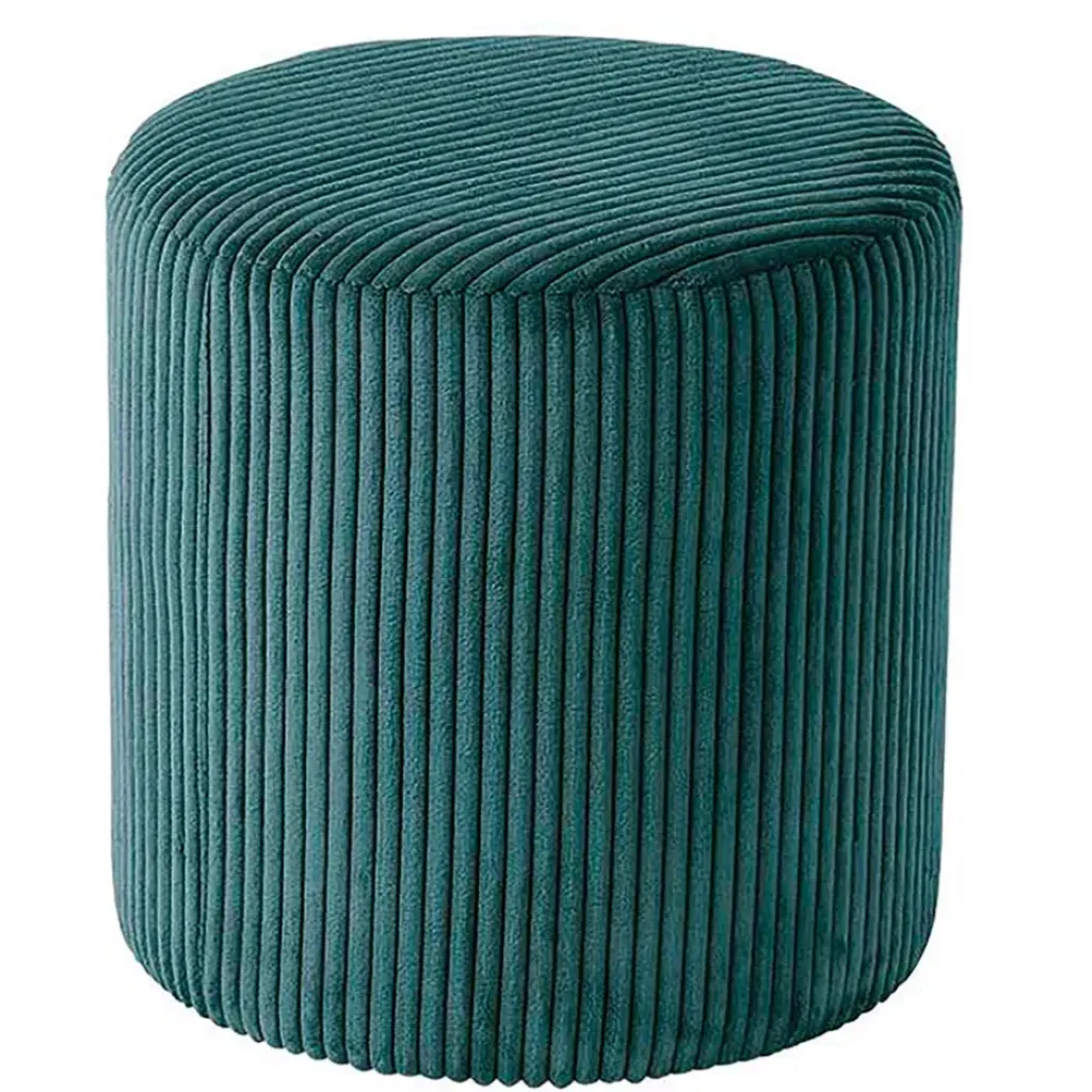 Fabrique de Styles Pouf en tissu côtelé - Snaw* Poufs Et Tabourets