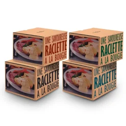 Fabrique de Styles Raclette à la bougie pour 2 - Lumi* Plats Et Appareils De Cuisson