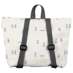 Fabrique de Styles Sac à dos en coton écru et noir - Banquise*Enfant P'tits Accessoires