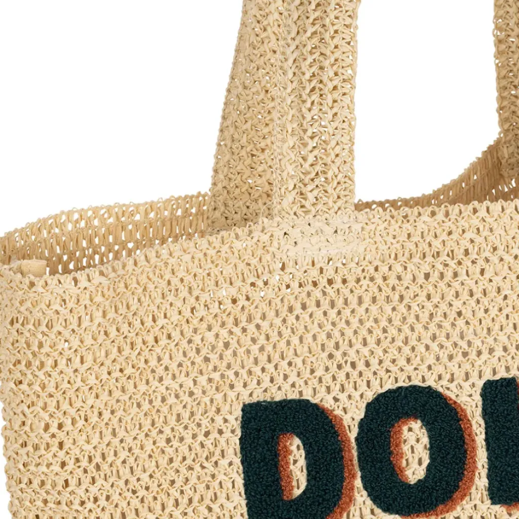 Fabrique de Styles Sac brodé "dolce vita" en corde de papier - Lumi* Sacs Et Cabas