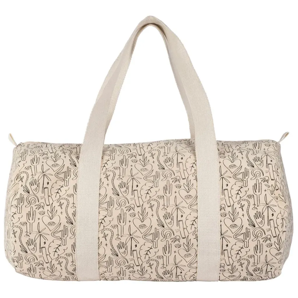 Fabrique de Styles Sac weekend ecru et noir - Tulum* Sacs Et Cabas