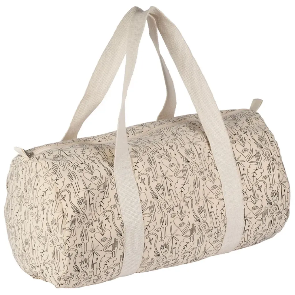 Fabrique de Styles Sac weekend ecru et noir - Tulum* Sacs Et Cabas