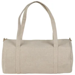 Fabrique de Styles Sac week-end en en tissu et lin écru - Bowling* Sacs Et Cabas