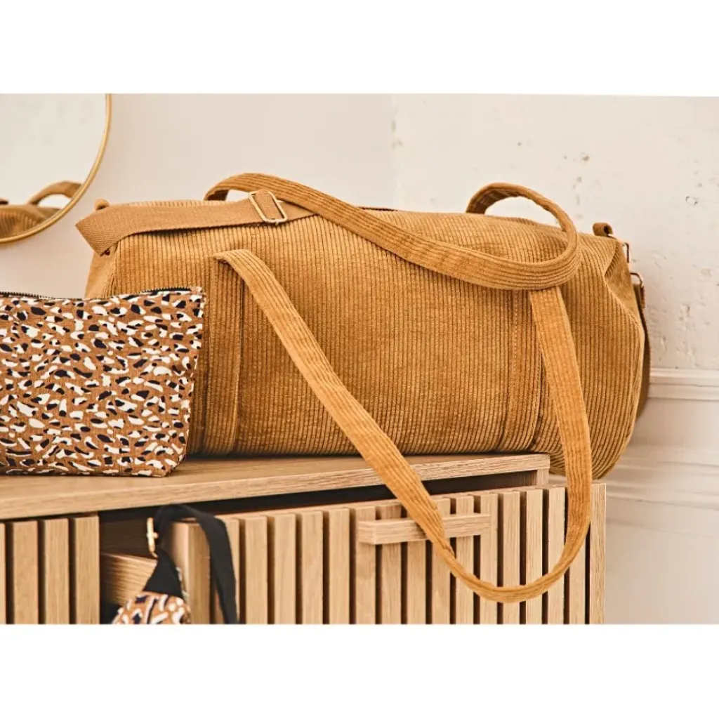 Fabrique de Styles Sac weekend en tissu côtelé - Bowling* Sacs Et Cabas