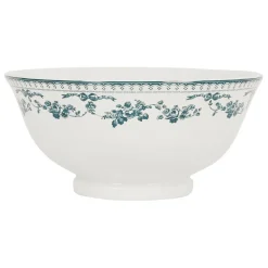 Fabrique de Styles Saladier bleu ancien en faience - Faustine* Plats Et Saladiers