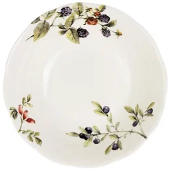 Fabrique de Styles Saladier en faïence blanche d23.6cm - Meredith* Plats Et Saladiers