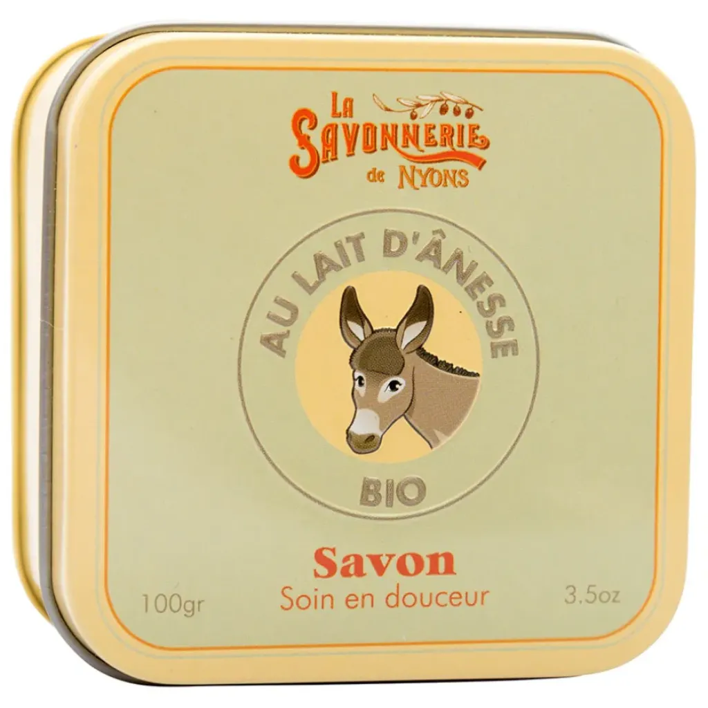 Fabrique de Styles Savon boîte métal lait d'anesse bio* Savon Solide