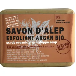 Fabrique de Styles Savon d'alep exfoliant argan bio 100g* Savon Solide