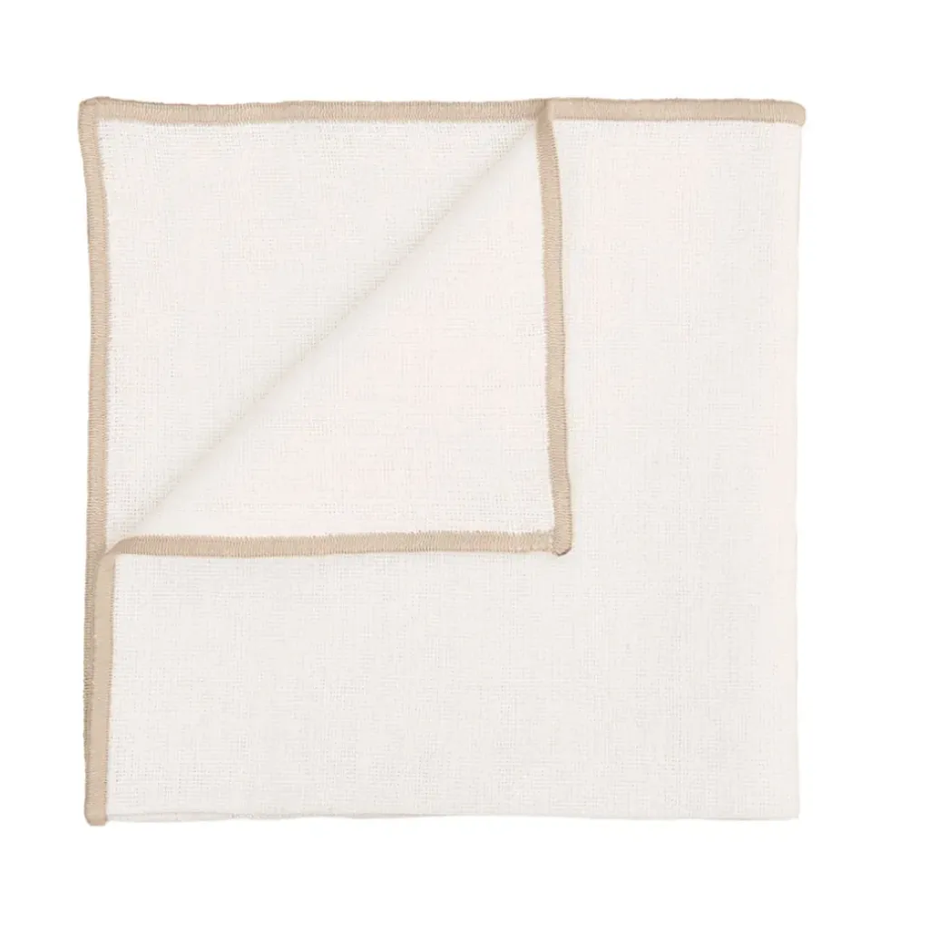Fabrique de Styles Serviette de table en lin et coton 40x40cm - Corte* Serviettes De Table