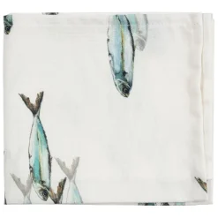 Fabrique de Styles Serviette riviere vert et blanc* Serviettes De Table