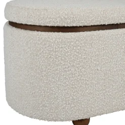 Fabrique de Styles Set de 2 bancs coffre en tissu et pin - Alpinia* Bancs Et Banquettes