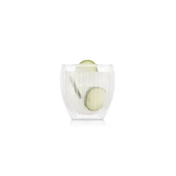 Fabrique de Styles Set de 2 verres double paroi striés 20cl - Pavina* Verres À Eau Et Gobelets