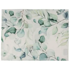 Fabrique de Styles Set de table en coton 50x38cm - Eucalyptus* Sets De Table