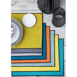 Fabrique de Styles Set de table en lin blanc 35x48cm - Borgo* Sets De Table