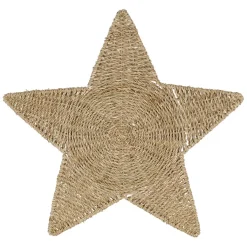 Fabrique de Styles Set de table étoile en jonc de mer 44.5x44.5cm - Borneo* Sets De Table