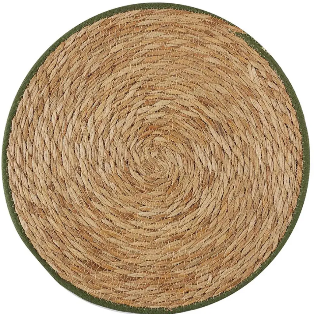 Fabrique de Styles Set de table tressé en jonc de mer liseré d38cm* Sets De Table