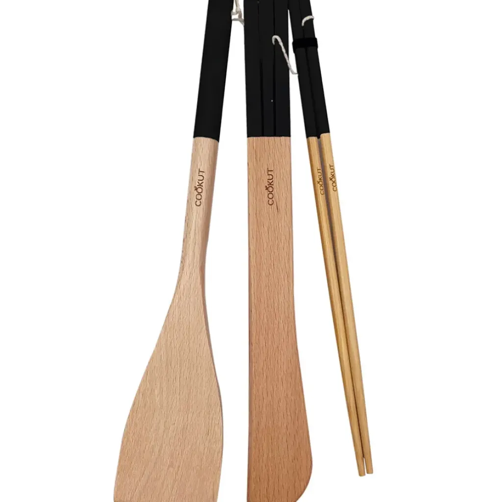 Fabrique de Styles Set ustensiles en bois - graphite* Ustensibles De Cuisine