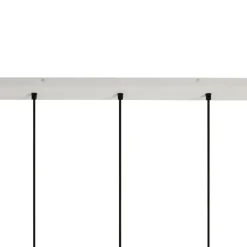 Fabrique de Styles Suspension 3 lampes en fer et manguier L66cm - Ferese* Suspensions