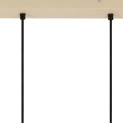 Fabrique de Styles Suspension 3 lampes en fer et manguier L66cm - Ferese* Suspensions