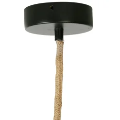 Fabrique de Styles Suspension en corde de papier et fer d71cm - Calyp* Suspensions