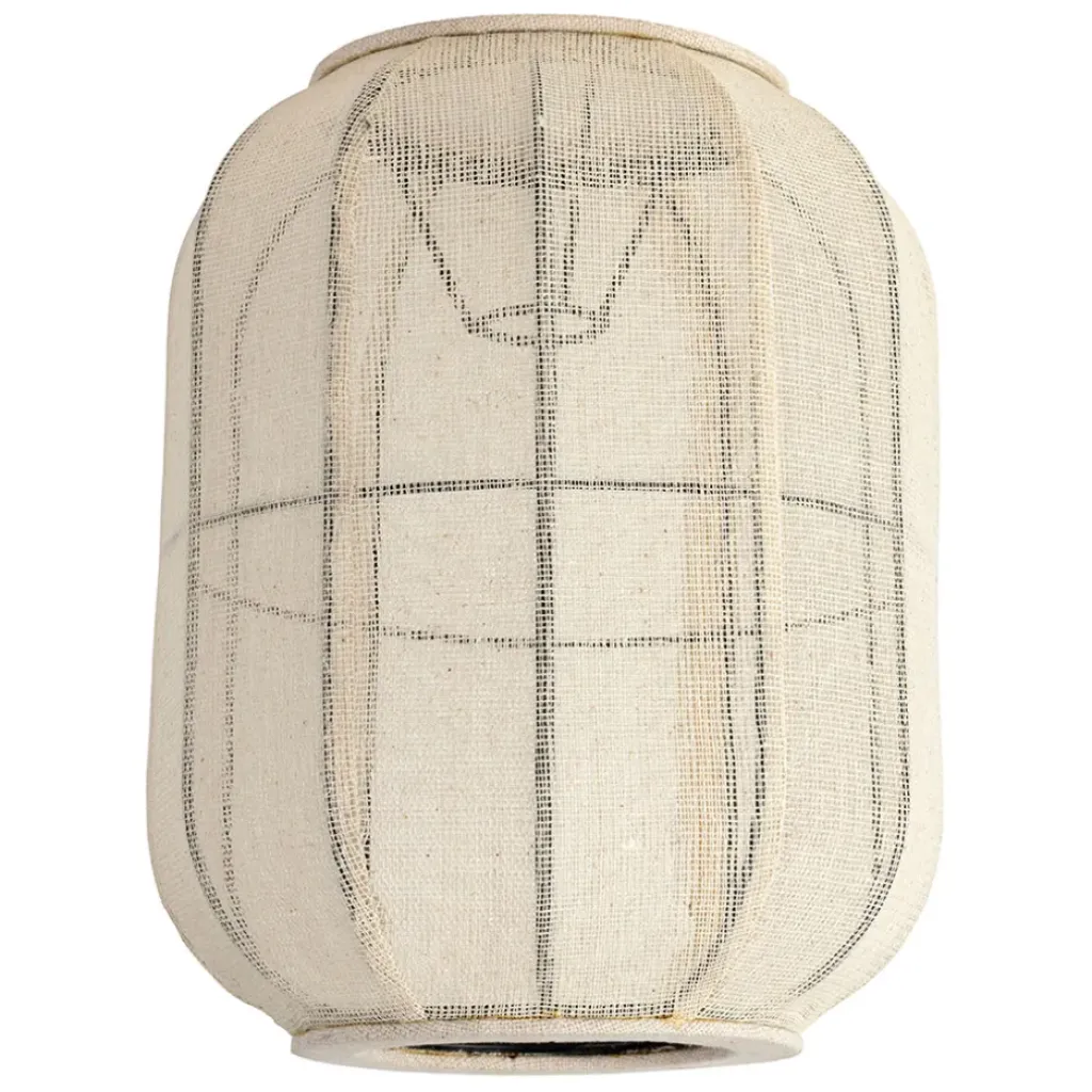 Fabrique de Styles Suspension en coton et fer écru non électrifiée d28xh35cm - Enigma* Suspensions