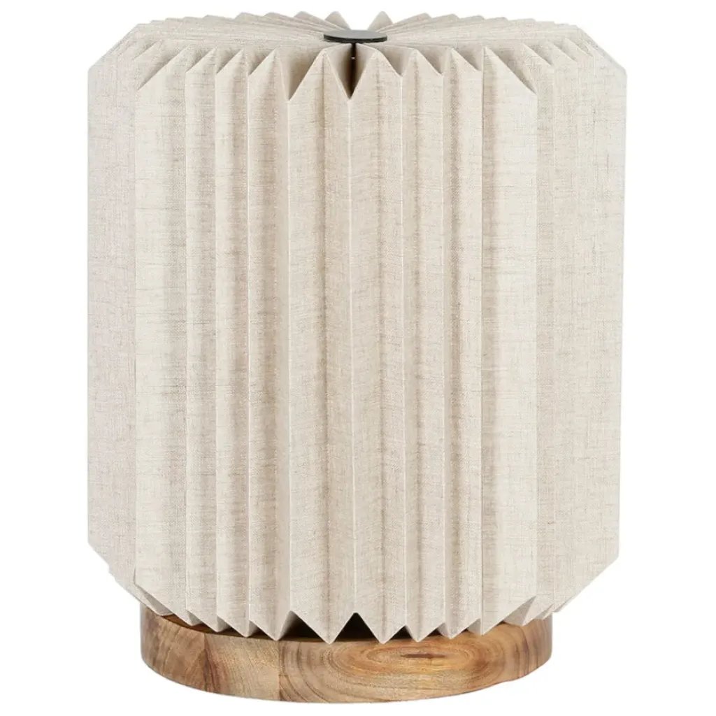 Fabrique de Styles Suspension en papier et lin d56xh20cm - Fontelo* Lampes À Poser