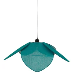 Fabrique de Styles Suspension en tissu et fer d70cm émeraude - Japandi* Suspensions