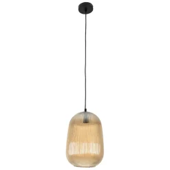 Fabrique de Styles Suspension en verre et fer d22x33cm - Lumi* Suspensions