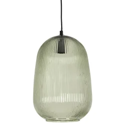 Fabrique de Styles Suspension en verre et fer d22.5xh33cm - Lumi* Suspensions