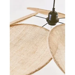 Fabrique de Styles Suspension japandi en jute couleur lin d70cm* Suspensions