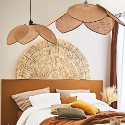 Fabrique de Styles Suspension japandi en jute couleur lin d110cm - Japandi* Suspensions