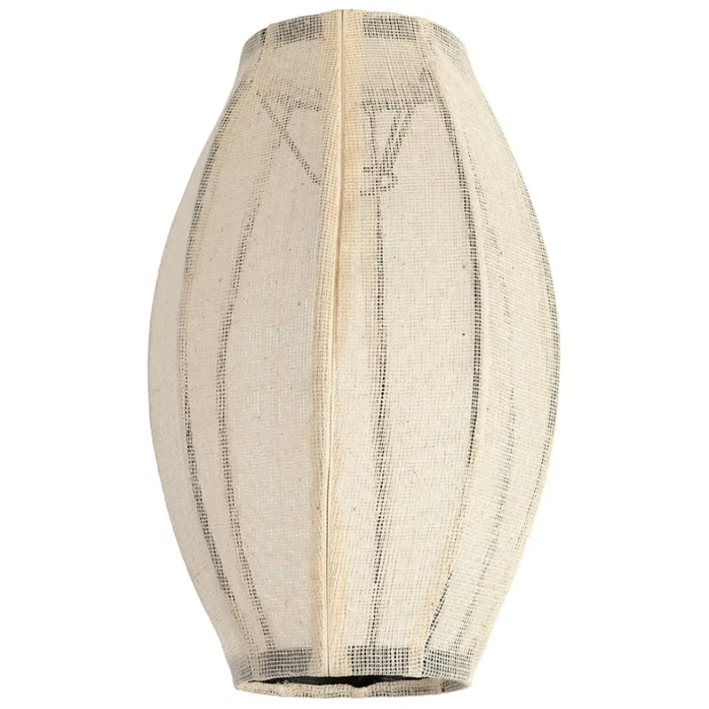 Fabrique de Styles Suspensionen coton et fer écru non électrifiée d25xh39cm - Enigma* Suspensions