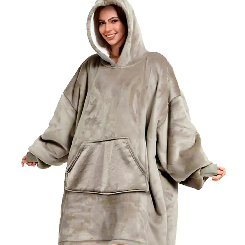 Fabrique de Styles Sweat Plaid à capuche en tissu - Sherry* Accessoires Mode