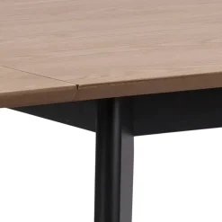 Fabrique de Styles Table à manger avec rallonge en plaqué chêne 120x80cm - Roxy* Table De Salle À Manger