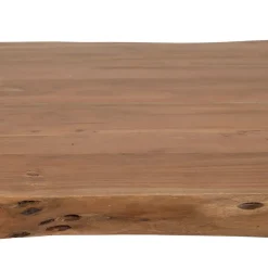 Fabrique de Styles Table à manger en acacia massif et pieds en fer noir 240x110cm - Factory* Table De Salle À Manger