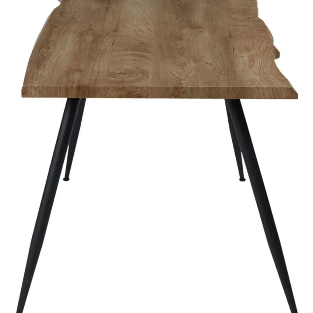 Fabrique de Styles Table à manger en bois MDF et pieds en fer 110x75cm - Forest* Table De Salle À Manger