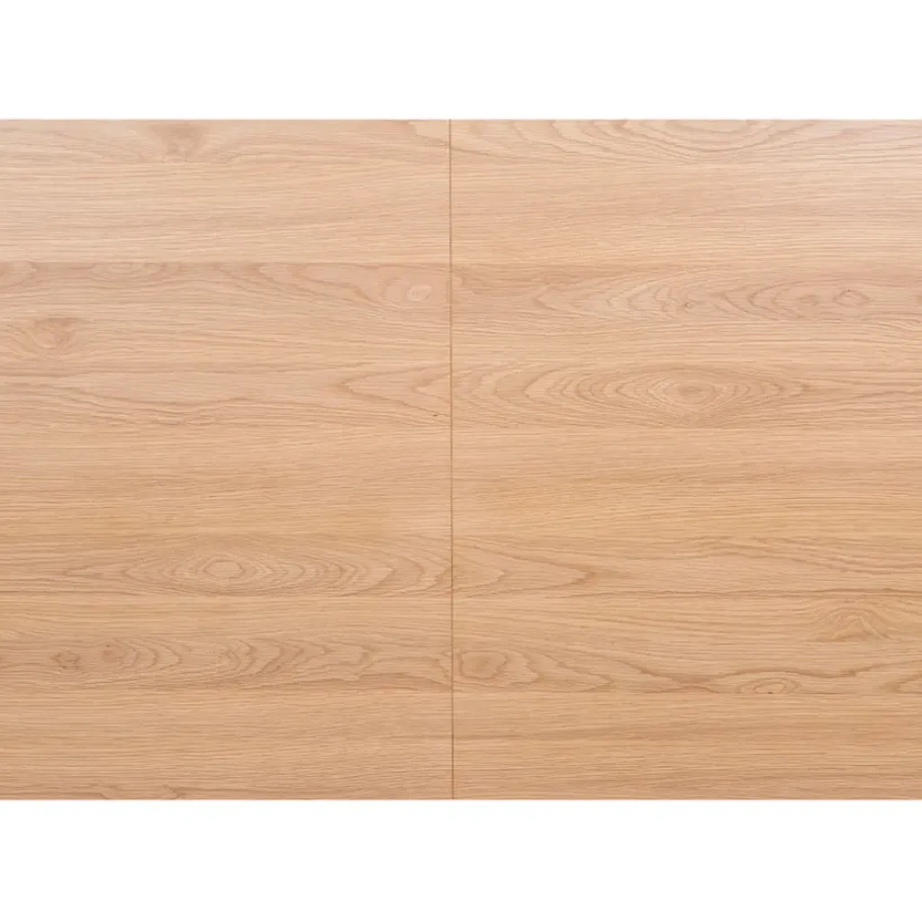 Fabrique de Styles Table à manger en placage chêne 180cm avec allonge 60cm - Manny* Table De Salle À Manger