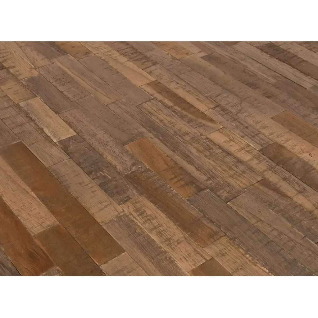 Fabrique de Styles Table à manger en teck massif et pieds métal 200x90cm - Suri* Table De Salle À Manger