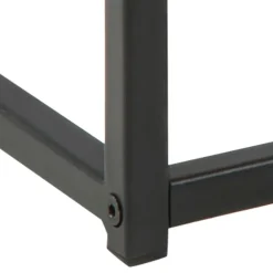 Fabrique de Styles Table basse en plaqué chêne et métal noir L100cm - Senzo* Table Basses