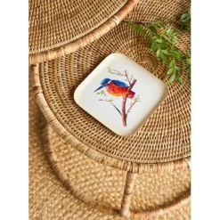 Fabrique de Styles Table basse gigogne ronde (lot de 2) en rotin et fer - Pasil* Table Basses