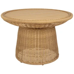 Fabrique de Styles Table basse ronde effet cannage d70cm - Malaya*Enfant Tables Basses, Guéridons|Jardin