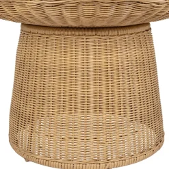 Fabrique de Styles Table basse ronde effet cannage d70cm - Malaya*Enfant Tables Basses, Guéridons|Jardin