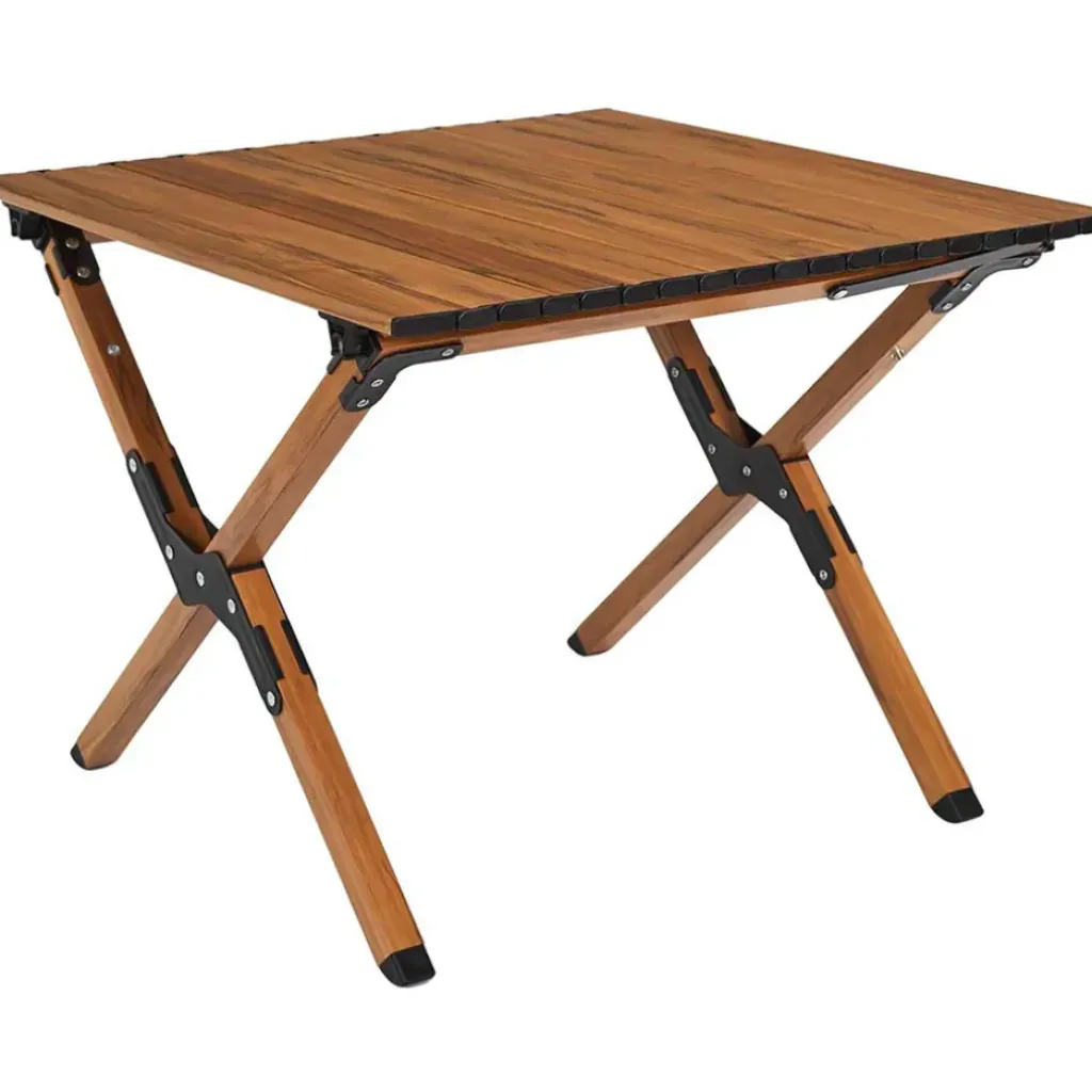 Fabrique de Styles Table de jardin pliante effet bois 58x60cm - Mariposa*Enfant Tables Basses, Guéridons|Jardin